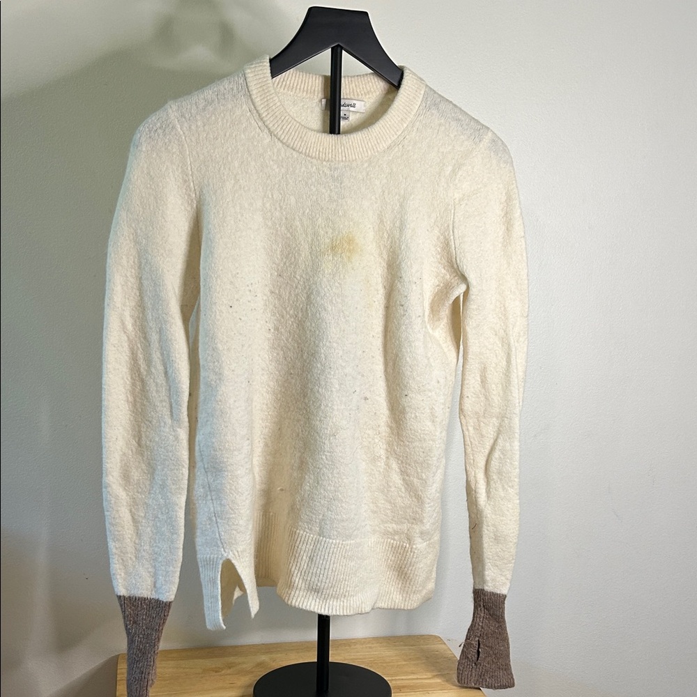 Madewell Cream Knit Sweater